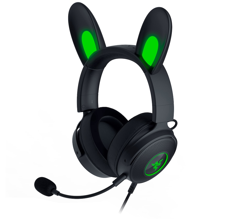 Image 701129_ALTMORE1.jpg, Product 701-129 / Price $289.99, Razer Kraken Kitty Edition V2 Pro Wired RGB Headset with Interchangeable Ears (black) from Razer on TSC.ca's Electronics department