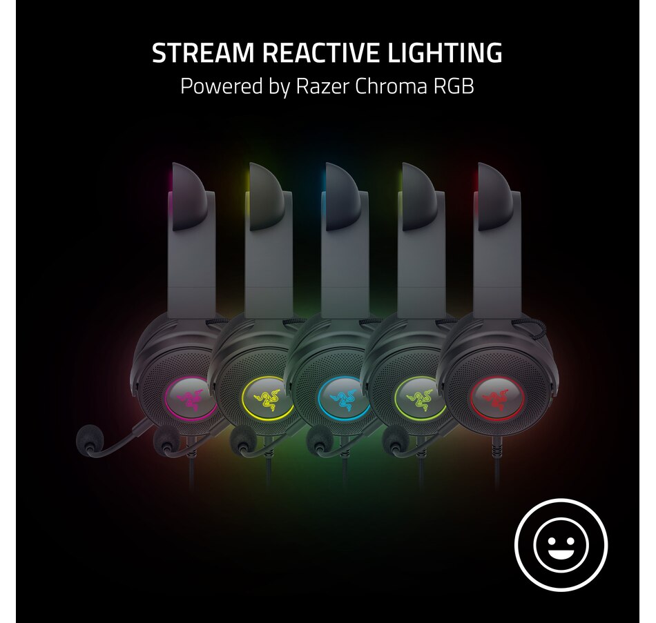 Image 701129_ALTMORE11.jpg, Product 701-129 / Price $289.99, Razer Kraken Kitty Edition V2 Pro Wired RGB Headset with Interchangeable Ears (black) from Razer on TSC.ca's Electronics department