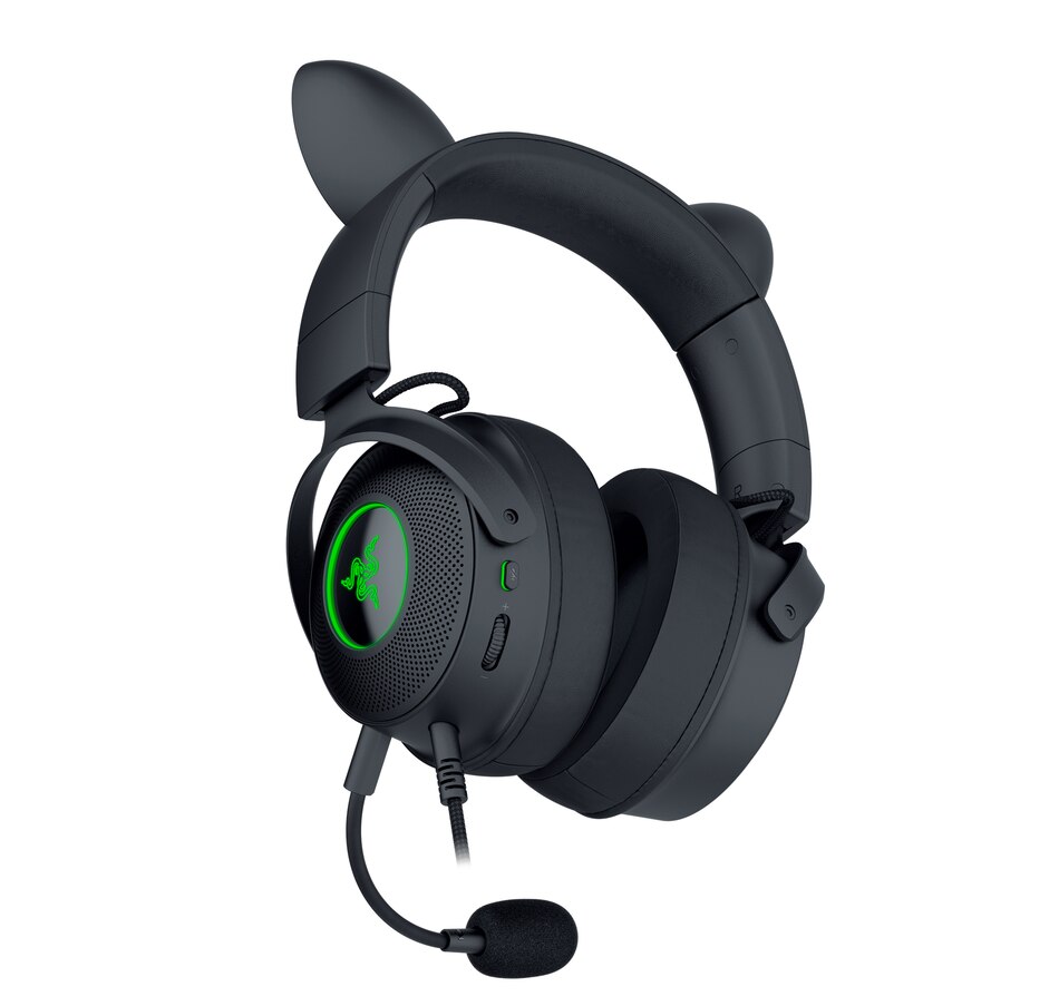 Image 701129_ALTMORE5.jpg, Product 701-129 / Price $289.99, Razer Kraken Kitty Edition V2 Pro Wired RGB Headset with Interchangeable Ears (black) from Razer on TSC.ca's Electronics department