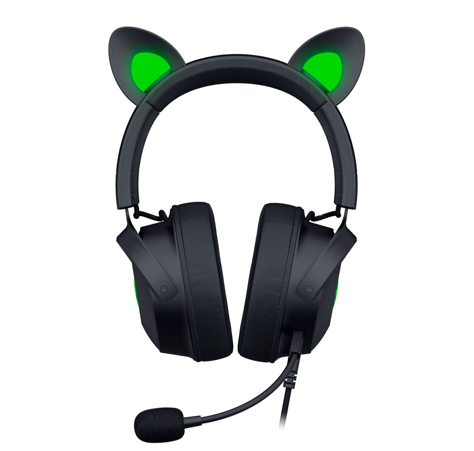 Image 701129_ALTMORE7.jpg, Product 701-129 / Price $289.99, Razer Kraken Kitty Edition V2 Pro Wired RGB Headset with Interchangeable Ears (black) from Razer on TSC.ca's Electronics department