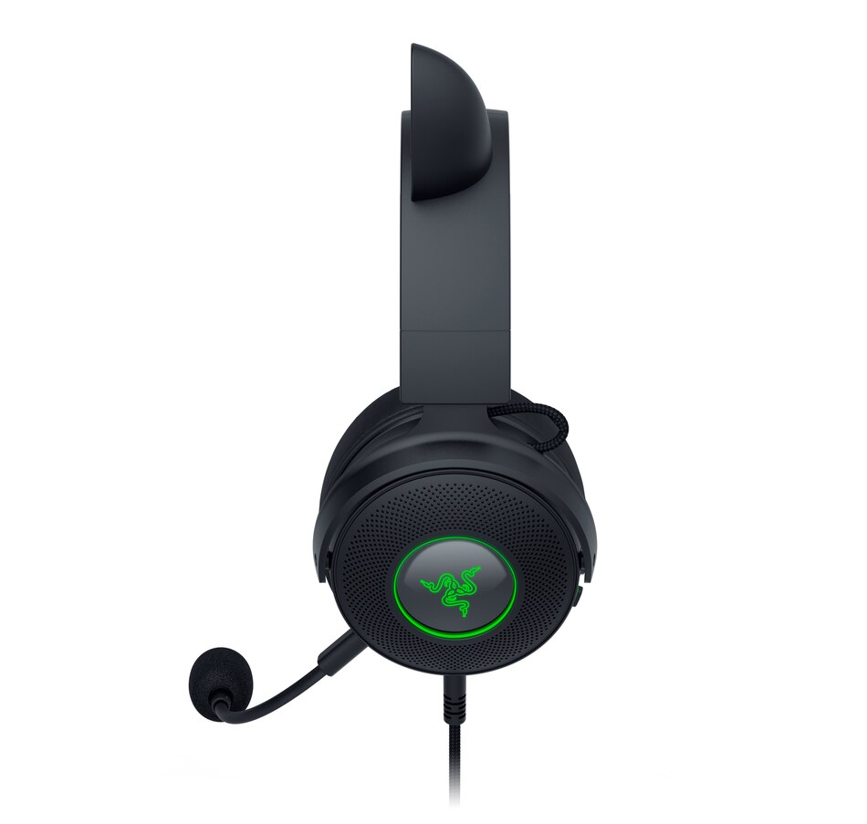 Image 701129_ALTMORE8.jpg, Product 701-129 / Price $289.99, Razer Kraken Kitty Edition V2 Pro Wired RGB Headset with Interchangeable Ears (black) from Razer on TSC.ca's Electronics department