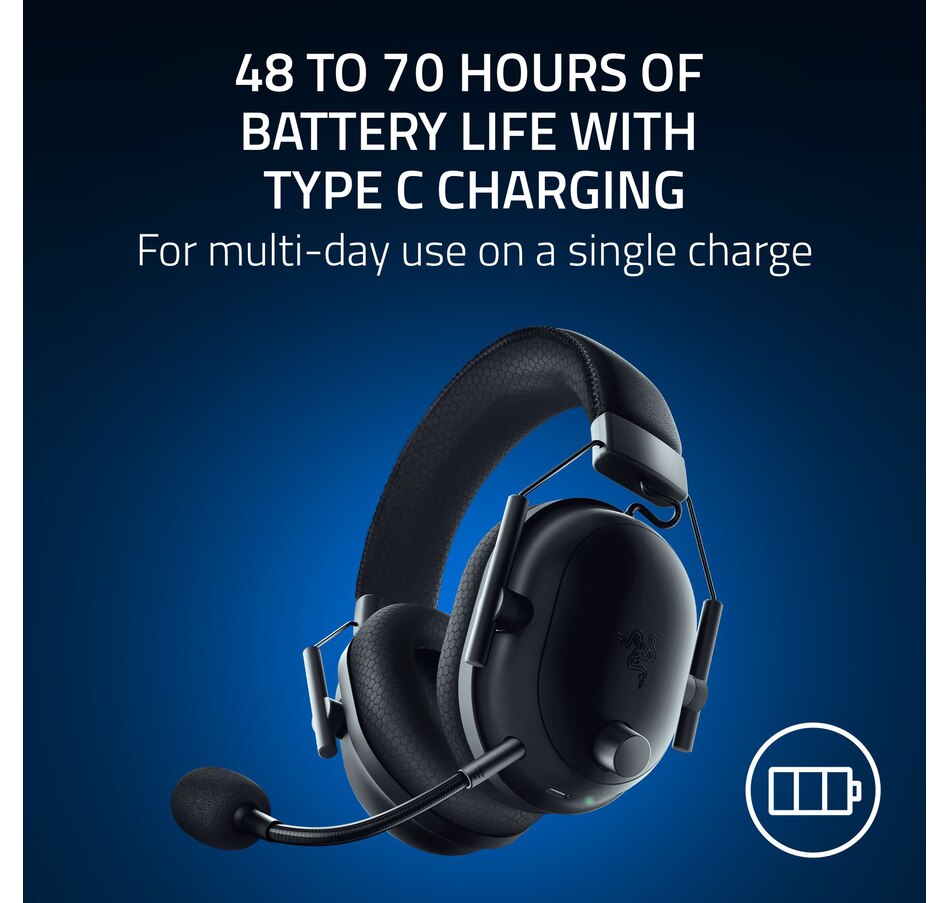 Image 701131_ALTMORE10.jpg, Product 701-131 / Price $289.99, Razer BlackShark V2 Pro for PlayStation Wireless Console E-Sports Headset (black) from Razer on TSC.ca's Electronics department