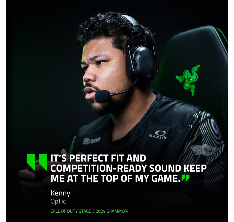 Image 701131_ALTMORE3.jpg, Product 701-131 / Price $289.99, Razer BlackShark V2 Pro for PlayStation Wireless Console E-Sports Headset (black) from Razer on TSC.ca's Electronics department
