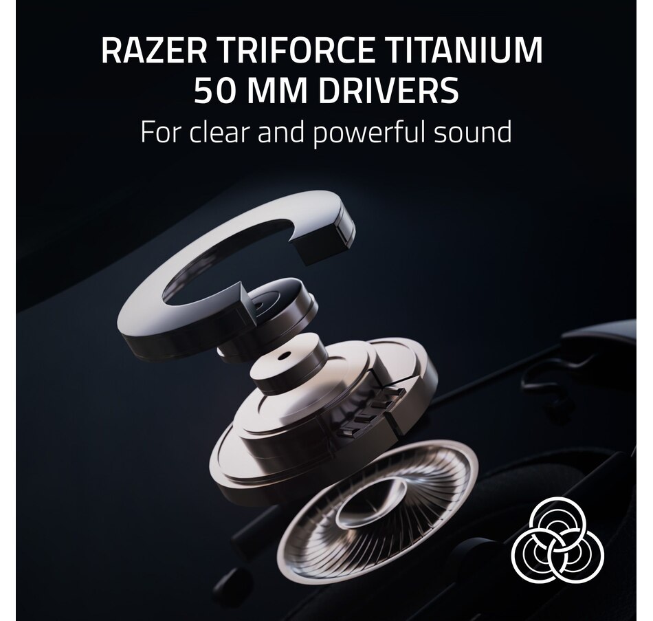 Image 701131_ALTMORE6.jpg, Product 701-131 / Price $289.99, Razer BlackShark V2 Pro for PlayStation Wireless Console E-Sports Headset (black) from Razer on TSC.ca's Electronics department