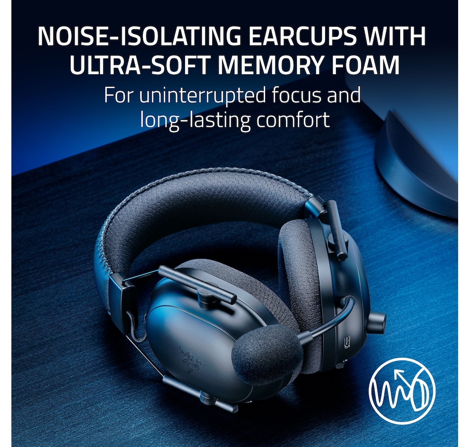 Image 701131_ALTMORE9.jpg, Product 701-131 / Price $289.99, Razer BlackShark V2 Pro for PlayStation Wireless Console E-Sports Headset (black) from Razer on TSC.ca's Electronics department