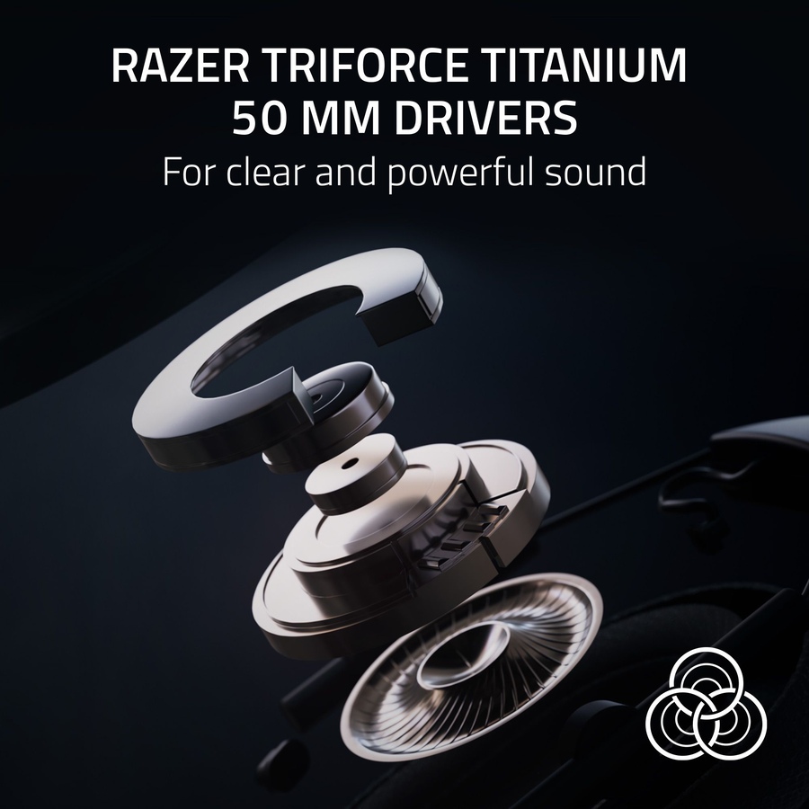 Image 701132_ALTMORE2.jpg, Product 701-132 / Price $289.99, Razer BlackShark V2 Pro for PlayStation Wireless Console E-Sports Headset (white) from Razer on TSC.ca's Electronics department