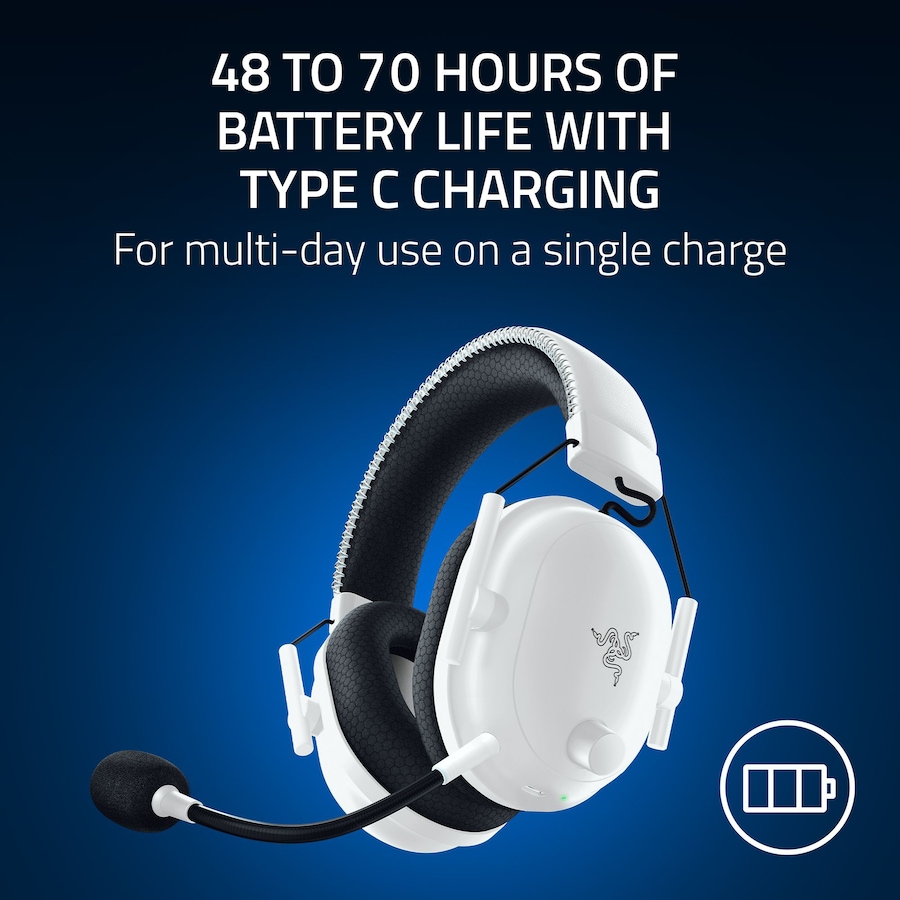 Image 701132_ALTMORE6.jpg, Product 701-132 / Price $289.99, Razer BlackShark V2 Pro for PlayStation Wireless Console E-Sports Headset (white) from Razer on TSC.ca's Electronics department