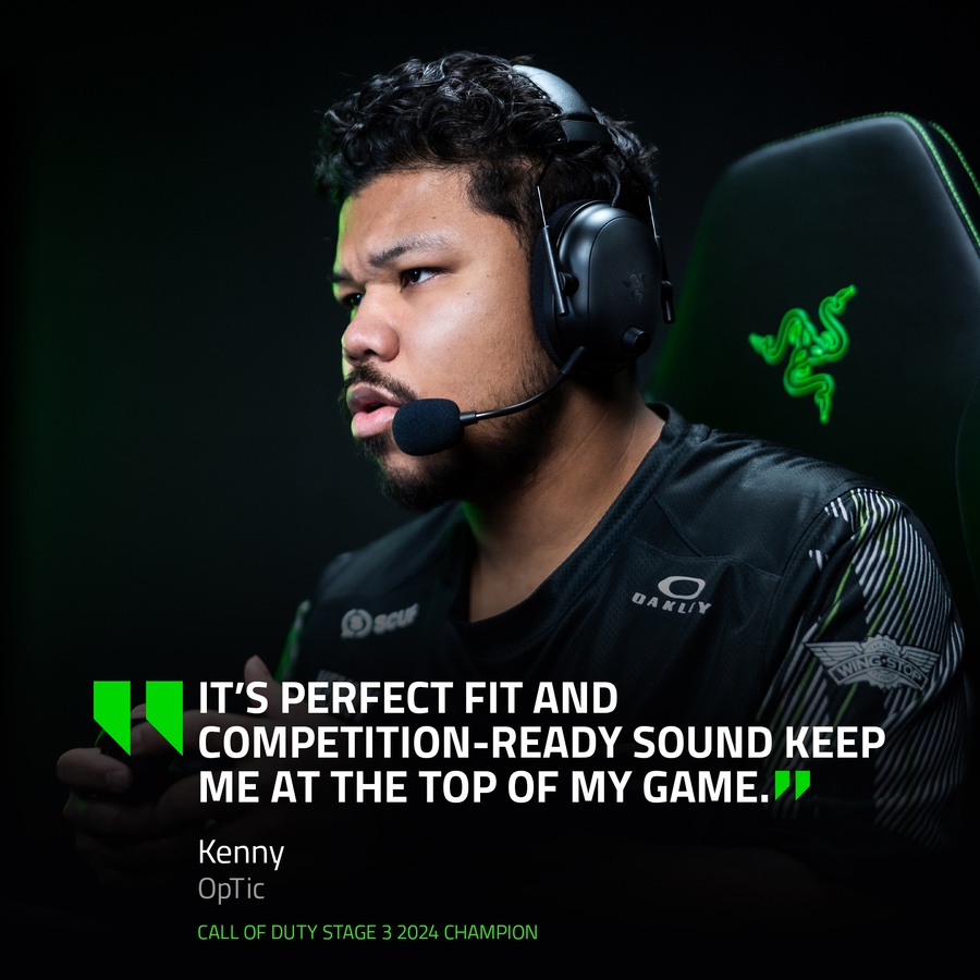 Image 701132_ALTMORE9.jpg, Product 701-132 / Price $289.99, Razer BlackShark V2 Pro for PlayStation Wireless Console E-Sports Headset (white) from Razer on TSC.ca's Electronics department