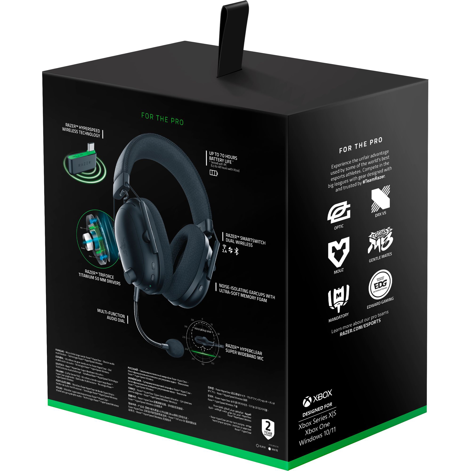 Razer BlackShark V2 Pro 新品未使用✨ Premium wireless gaming headset with exceptional battery life