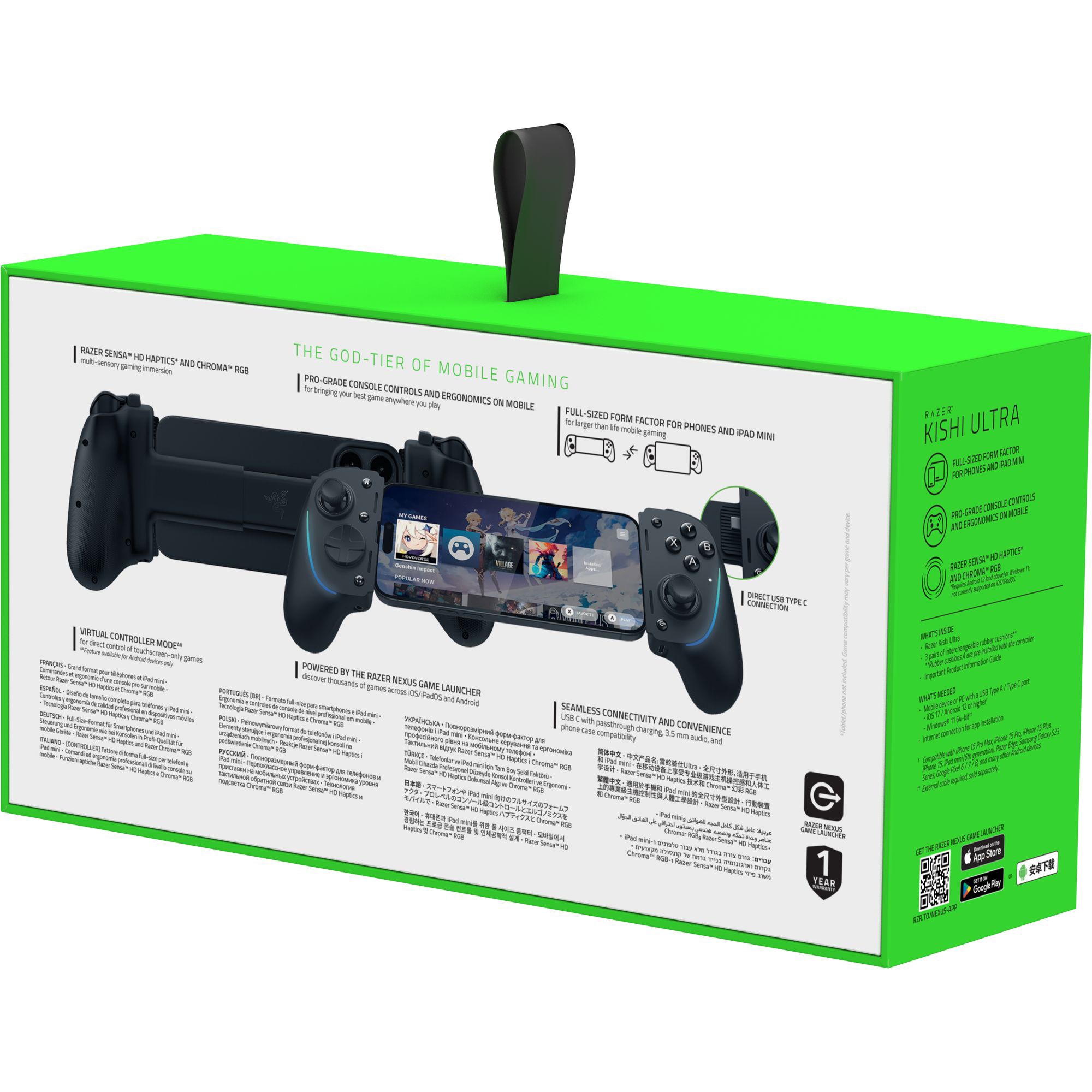 Razer Kishi Ultra USB-C Gaming Controller for Android, iPhone and