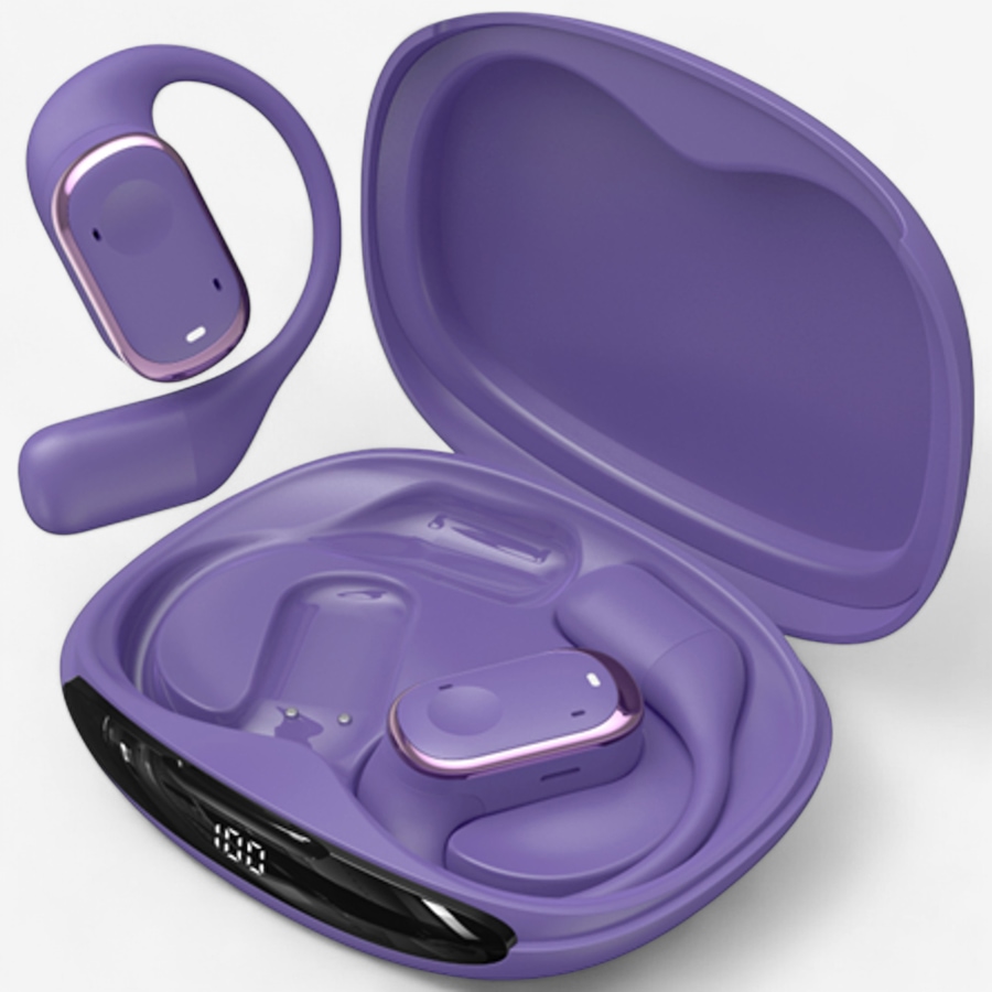 Image 701190_PUR.jpg, Product 701-190 / Price $129.99, Groovz Open Ear True Wireless Headphones from Groovz on TSC.ca's Electronics department