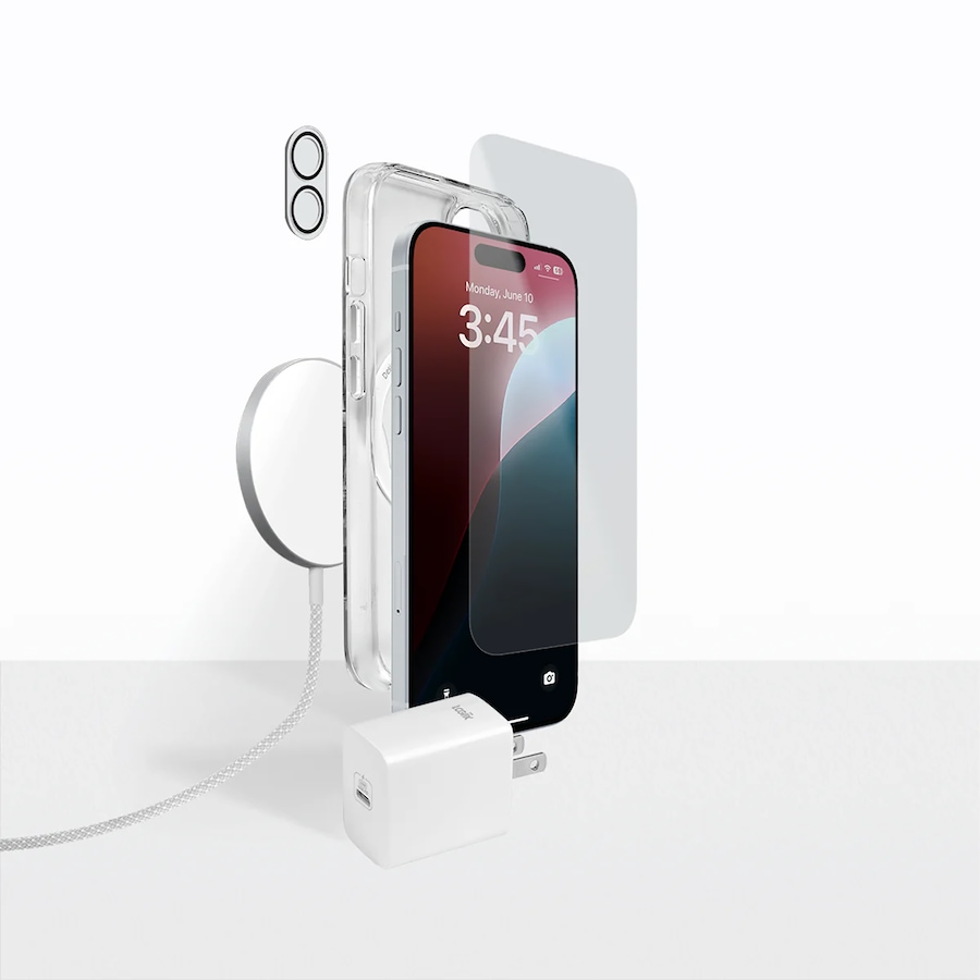 Image 701201.jpg, Product 701-201 / Price $99.99, Logiix Smartphone Essentials for iPhone 16 (white) from Logiix on TSC.ca's Electronics department