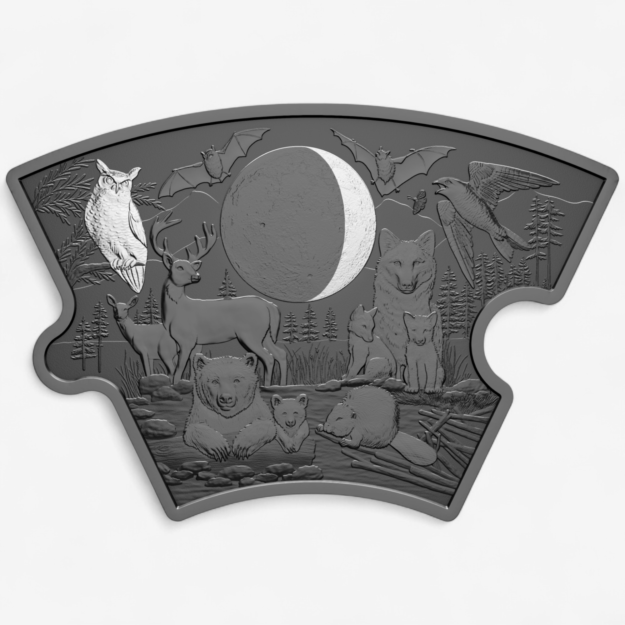 merging moon セット 2025 Fine Silver Moon Phases Puzzle Coin Set - TSC.ca