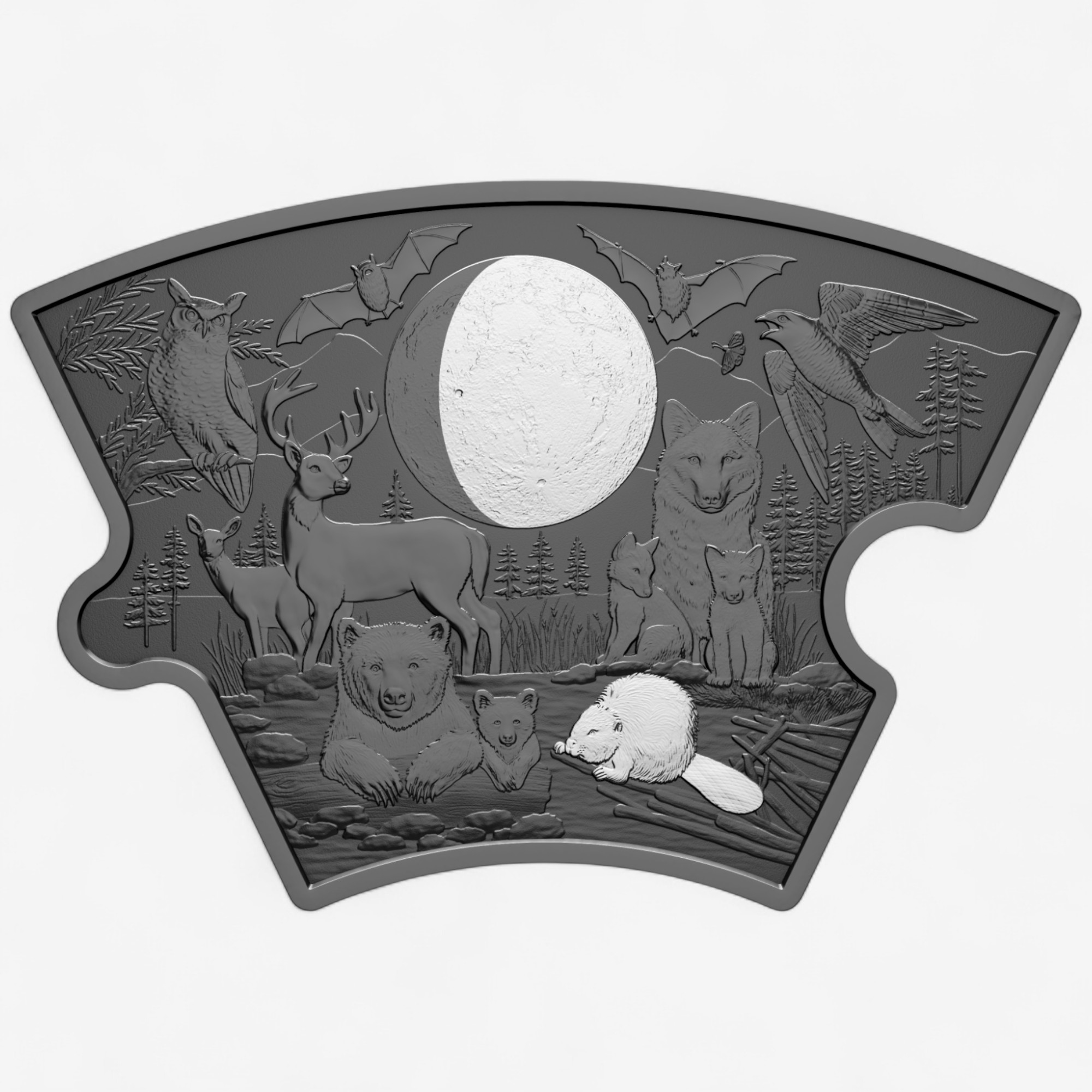 2025 Fine Silver Moon Phases Puzzle Coin Set - TSC.ca