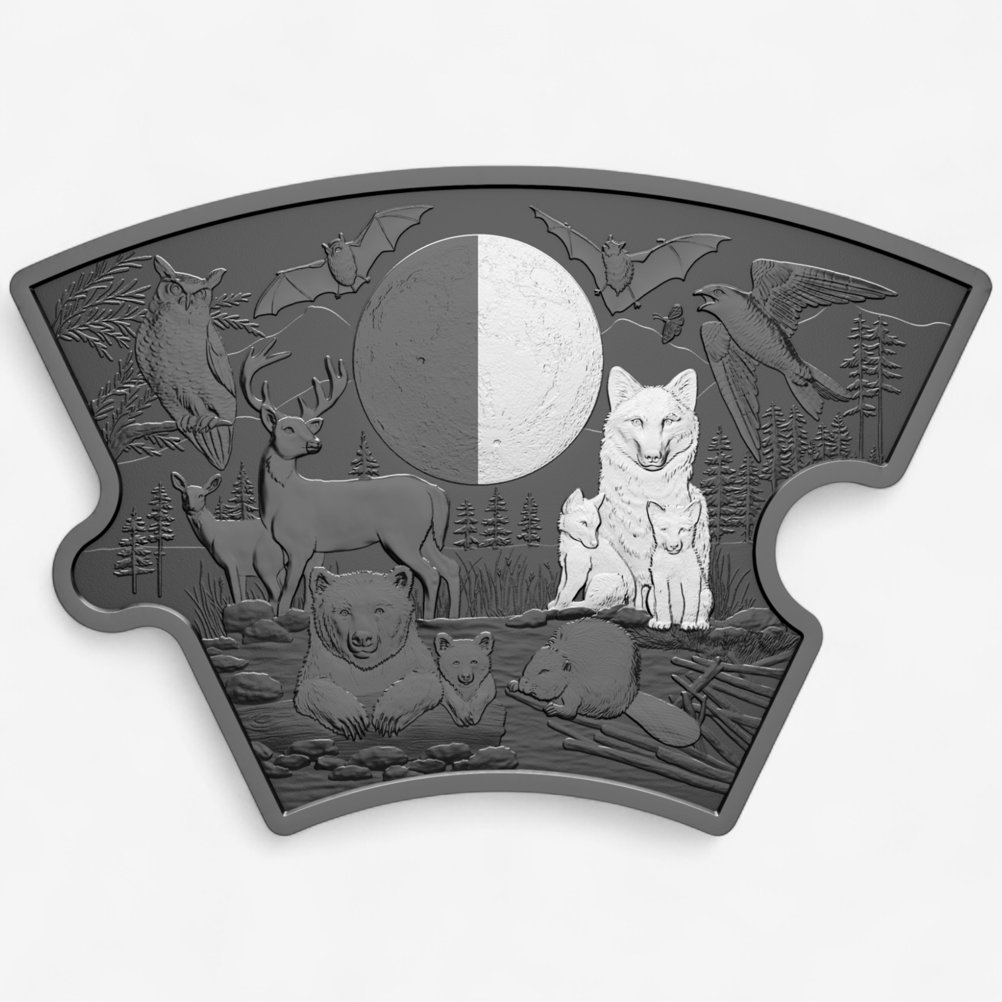 2025 Fine Silver Moon Phases Puzzle Coin Set - TSC.ca