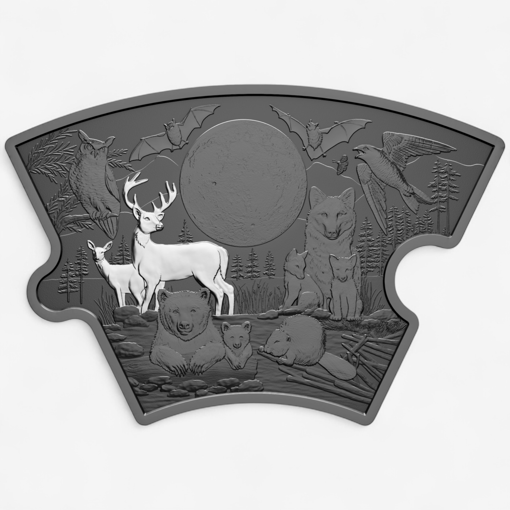 2025 Fine Silver Moon Phases Puzzle Coin Set - TSC.ca