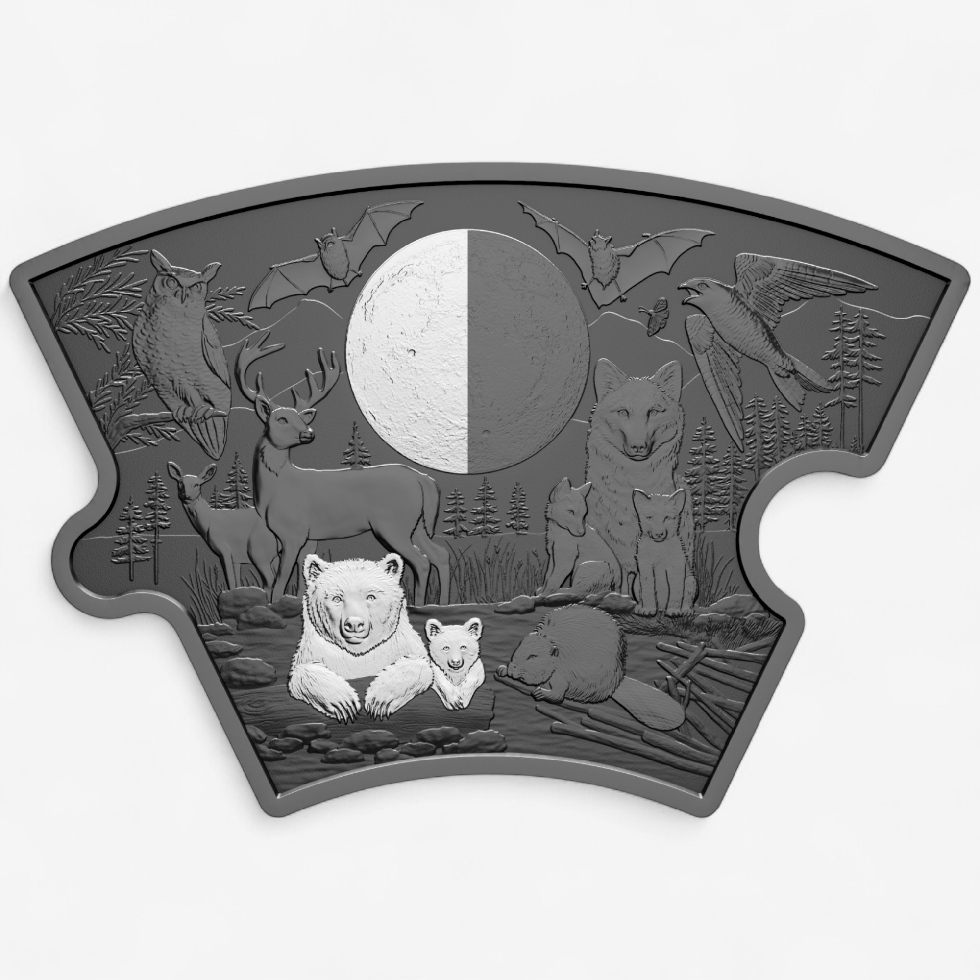 2025 Fine Silver Moon Phases Puzzle Coin Set - TSC.ca