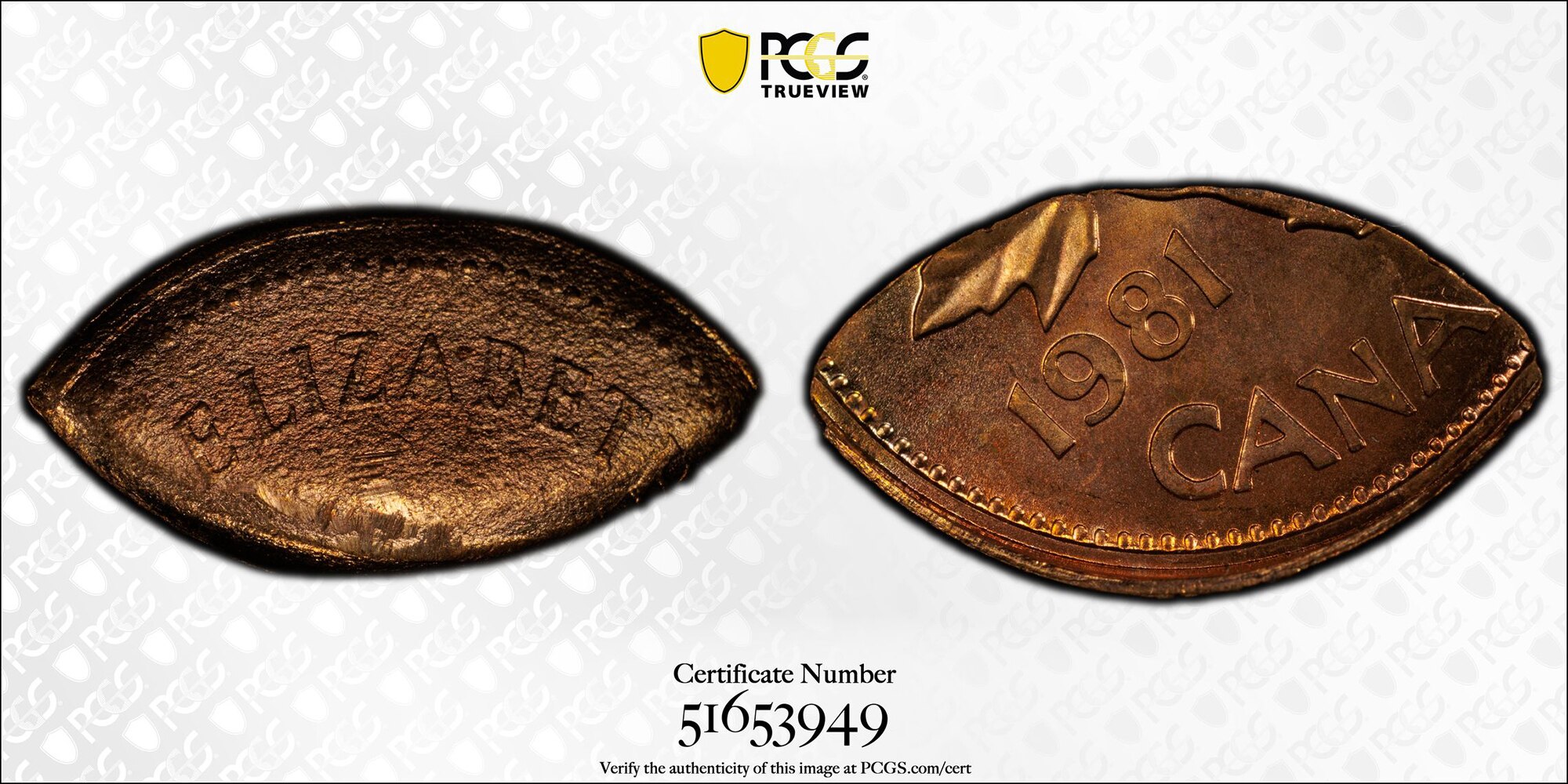 Rare Canadian Major Error Coin: Uncirculated 1981 One-Cent
