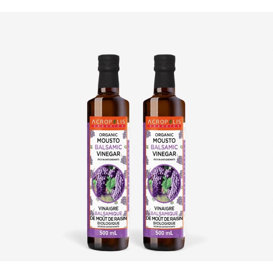 Image 701378.jpg, Product 701-378 / Price $56.99, Acropolis Organics - Organic Mousto Balsamic Vinegar (2-Pack) from Acropolis Organics on TSC.ca's Kitchen department