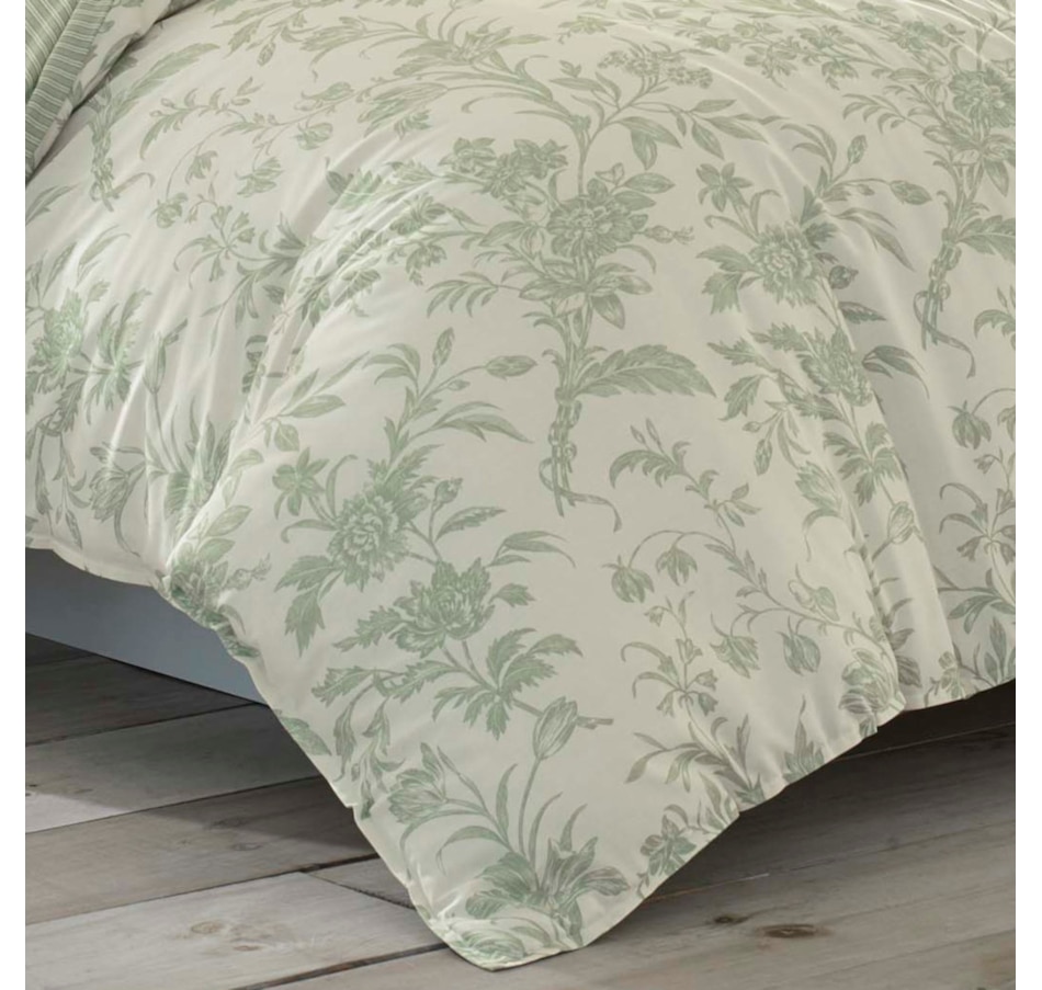 Green Natalie Comforter Set (Twin) - Laura Ashley