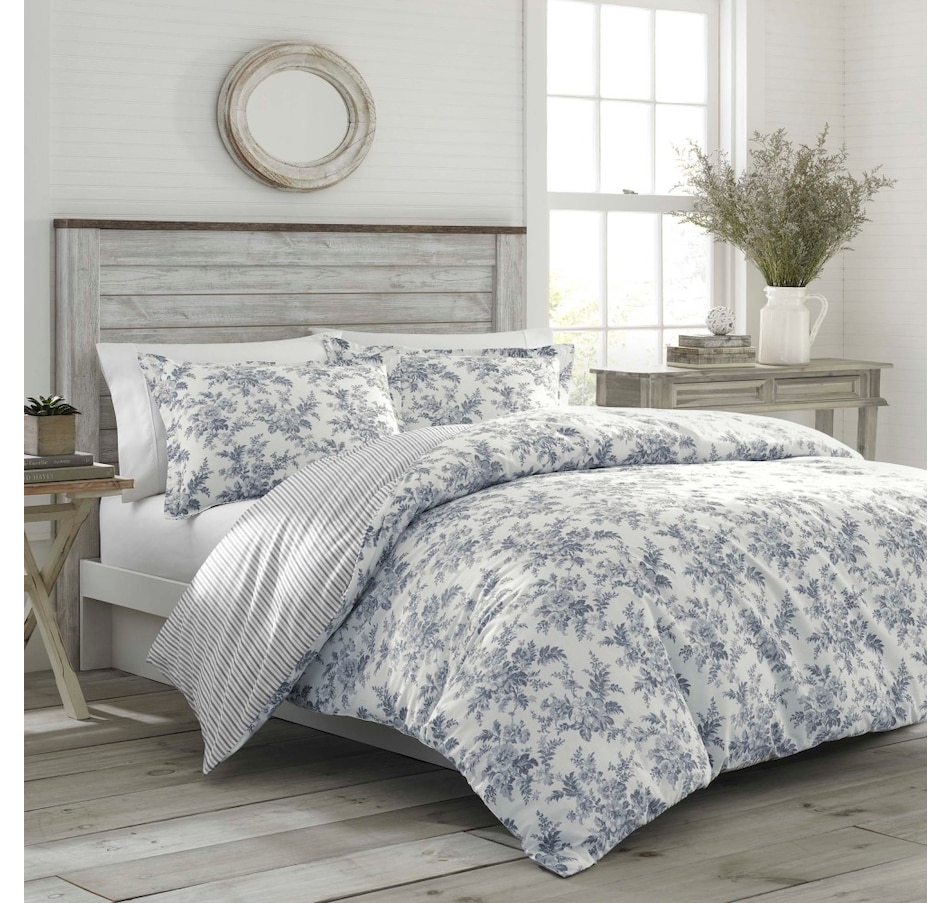 Home & Garden - Bedding & Bath - Duvet Covers & Comforter Sets - Comforter  Sets - Laura Ashley Annalise Floral Reversible Comforter Set - Online  Shopping for Canadians