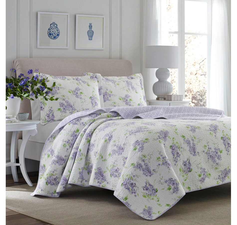 Image 701399.jpg , Product 701-399 / Price $103.99 - $168.99 , Laura Ashley Keighley Reversible Quilt Set from Laura Ashley on TSC.ca's Home & Garden department