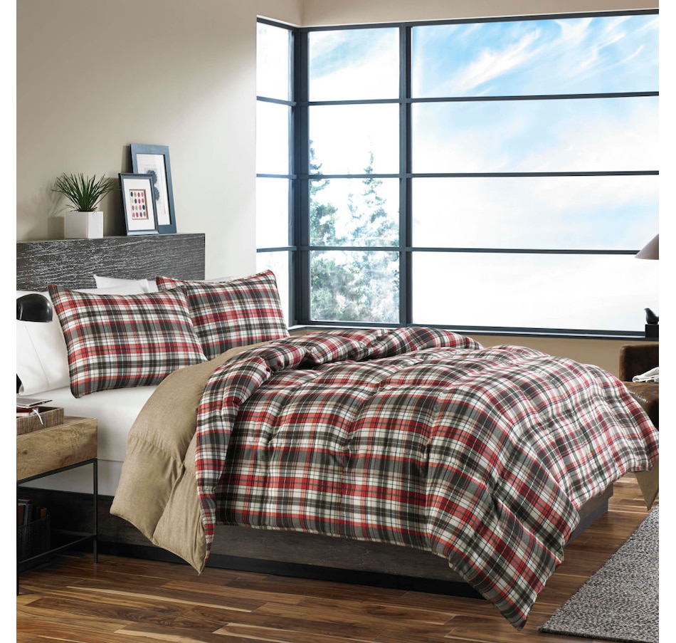 Home & Garden - Bedding & Bath - Duvet Covers & Comforter Sets - Comforter  Sets - Eddie Bauer Astoria Reversible Comforter Set - Online Shopping for  Canadians