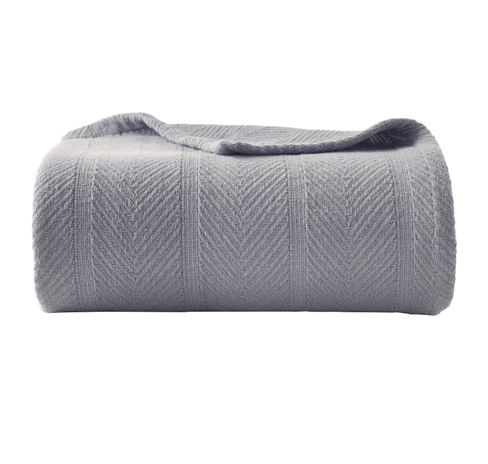 Image 701424_CME.jpg, Product 701-424 / Price $55.99 - $82.50, Eddie Bauer Herringbone 100% Cotton Blanket from Eddie Bauer on TSC.ca's Home & Garden department