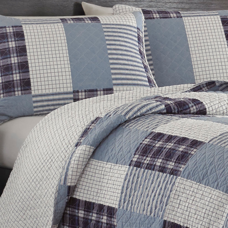 Image 701432_ALTMORE1.jpg, Product 701-432 / Price $169.99 - $279.99, Eddie Bauer Camano Island Plaid Reversible Quilt Set from Eddie Bauer on TSC.ca's Home & Garden department