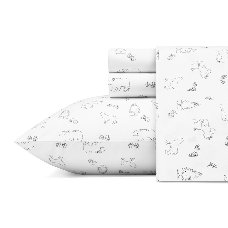 Image 701437.jpg, Product 701-437 / Price $74.99 - $129.99, Eddie Bauer Animal Tracks 100% Cotton Sheet Set from Eddie Bauer on TSC.ca's Home & Garden department