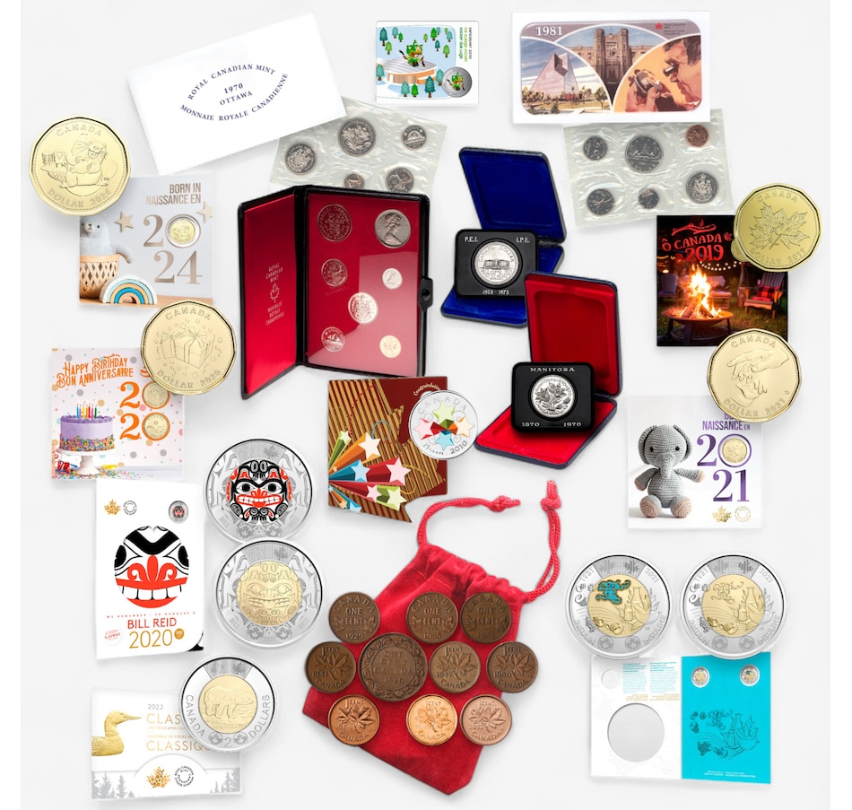 Image 701513_CHCEA.jpg, Product 701-513 / Price $198.88, The Big Canadian Coin Collection - Choice of Four Different 15-Piece Collections from The Coin Show with Steven Bromberg on TSC.ca's Coins department