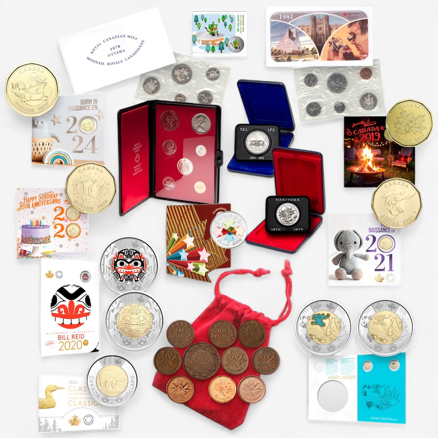Image 701513_CHCEA.jpg, Product 701-513 / Price $349.95, The Big Canadian Coin Collection - Choice of Four Different 15-Piece Collections from Royal Canadian Mint (RCM) on TSC.ca's Coins department