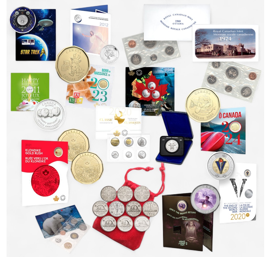 Image 701513_CHCEB.jpg, Product 701-513 / Price $198.88, The Big Canadian Coin Collection - Choice of Four Different 15-Piece Collections from The Coin Show with Steven Bromberg on TSC.ca's Coins department