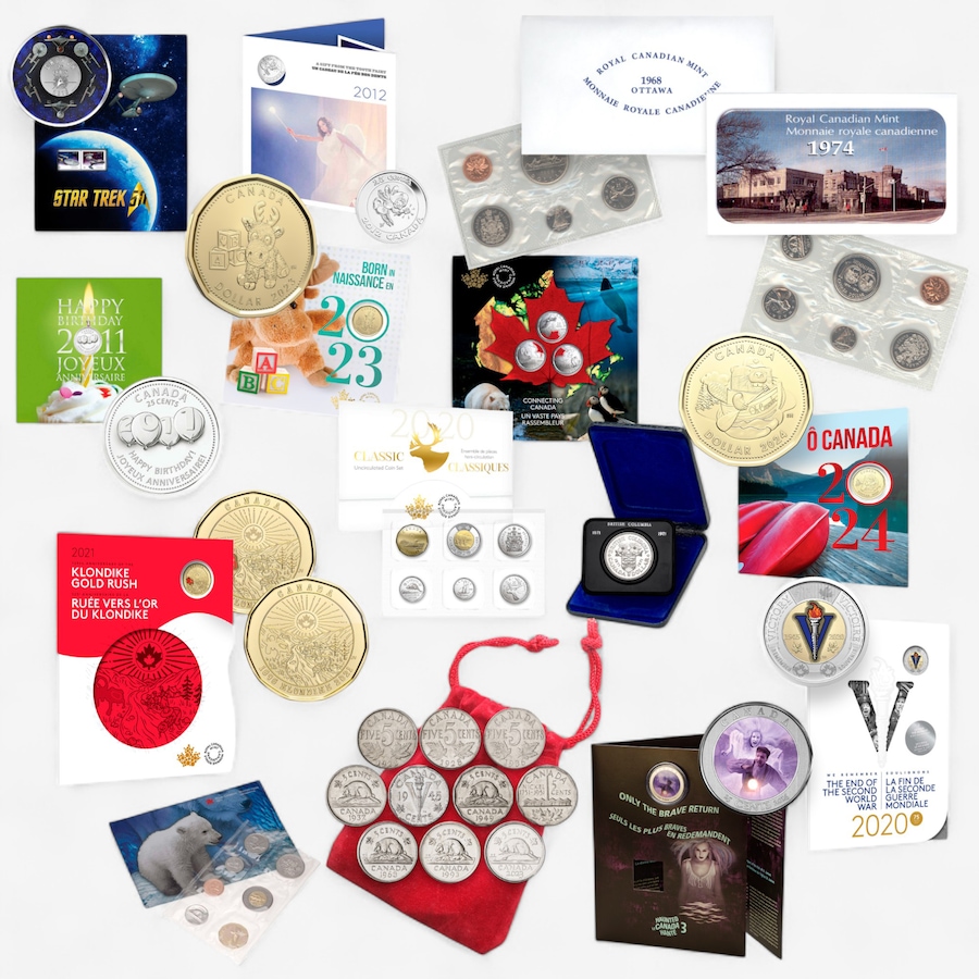 Image 701513_CHCEB.jpg, Product 701-513 / Price $349.95, The Big Canadian Coin Collection - Choice of Four Different 15-Piece Collections from Royal Canadian Mint (RCM) on TSC.ca's Coins department