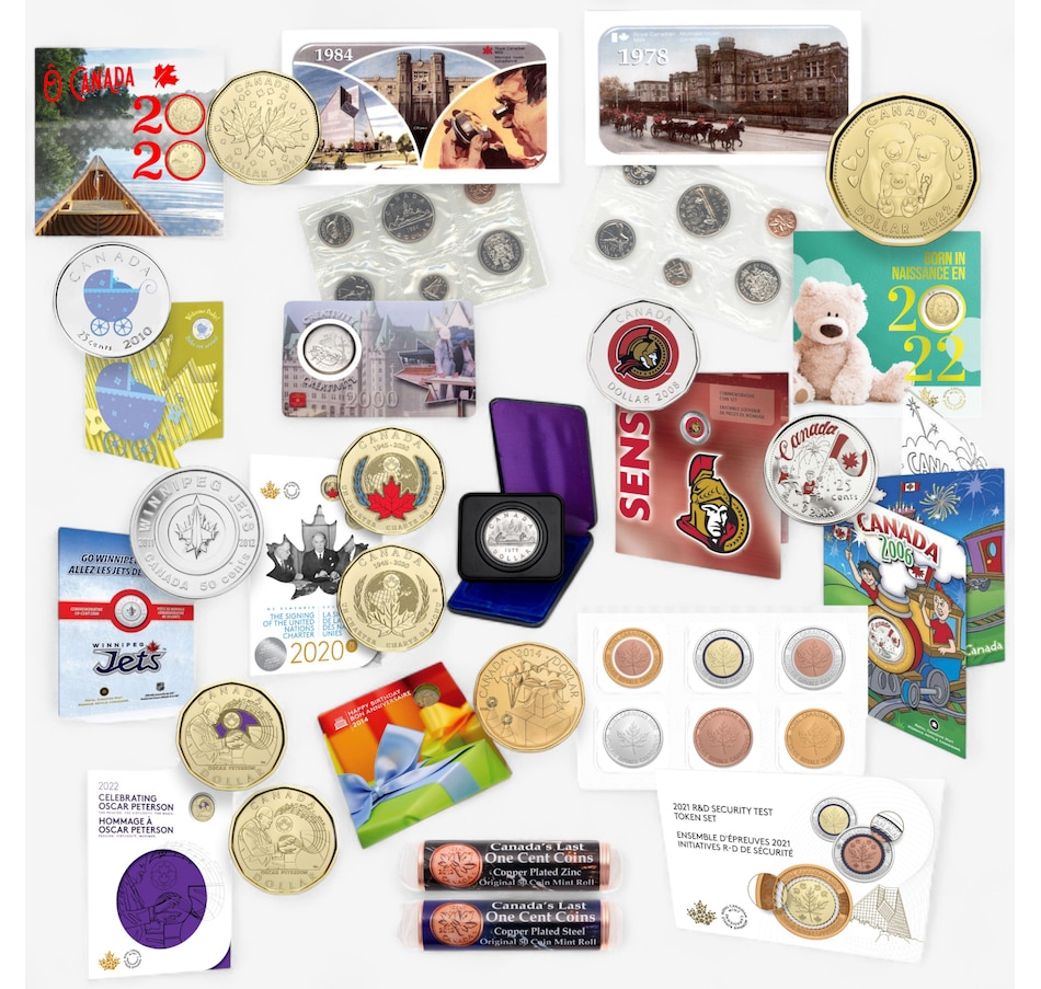 Image 701513_CHOIC.jpg, Product 701-513 / Price $198.88, The Big Canadian Coin Collection - Choice of Four Different 15-Piece Collections from The Coin Show with Steven Bromberg on TSC.ca's Coins department