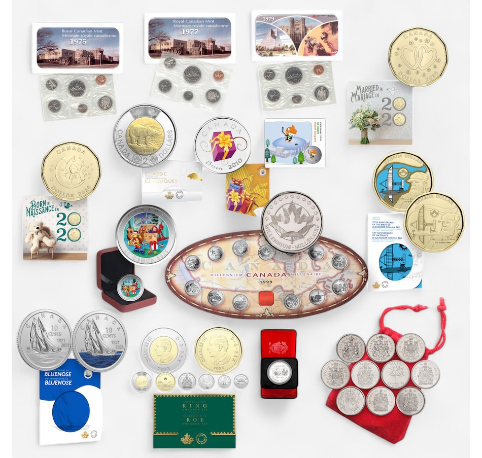 Image 701513_CHOID.jpg, Product 701-513 / Price $198.88, The Big Canadian Coin Collection - Choice of Four Different 15-Piece Collections from The Coin Show with Steven Bromberg on TSC.ca's Coins department