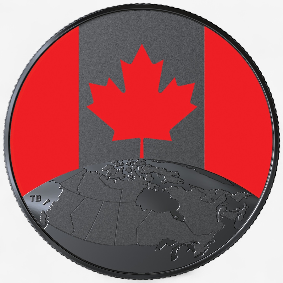 Image 701516_ALTMORE4.jpg, Product 701-516 / Price $59.95, 2019 $5 Fine Silver Glow in the Dark Coin - This Is Canada from Royal Canadian Mint (RCM) on TSC.ca's Coins department