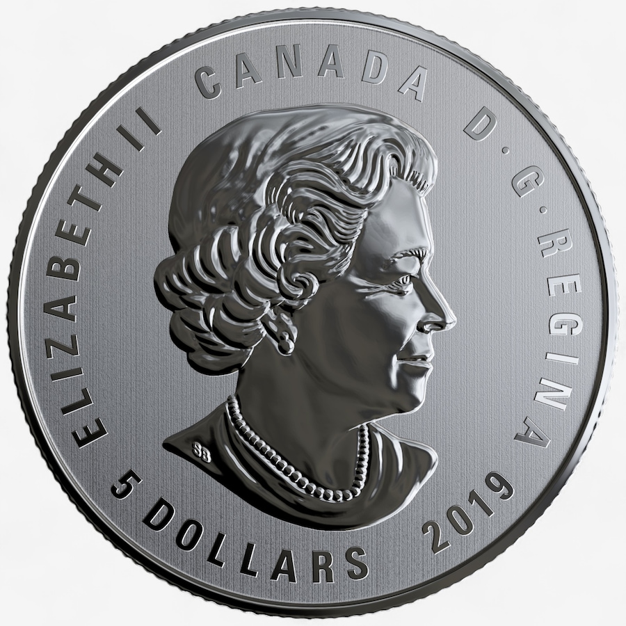 Image 701516_ALTMORE5.jpg, Product 701-516 / Price $59.95, 2019 $5 Fine Silver Glow in the Dark Coin - This Is Canada from Royal Canadian Mint (RCM) on TSC.ca's Coins department