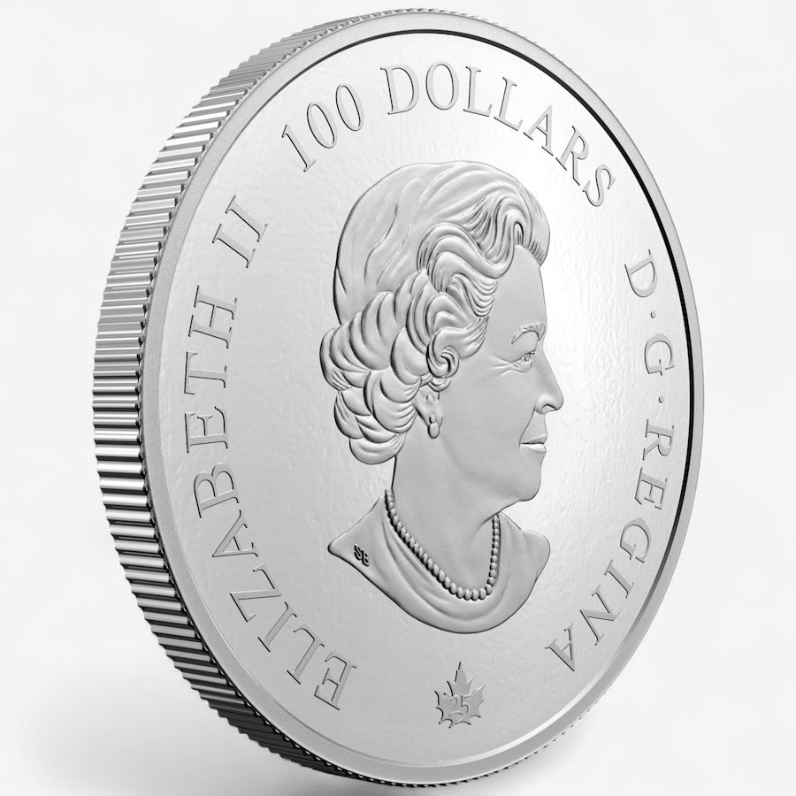 Image 701517_ALTMORE4.jpg, Product 701-517 / Price $1,795.00, 2021 $100 Our National Colours 10-Ounce Fine Silver Coin from Royal Canadian Mint (RCM) on TSC.ca's Coins department