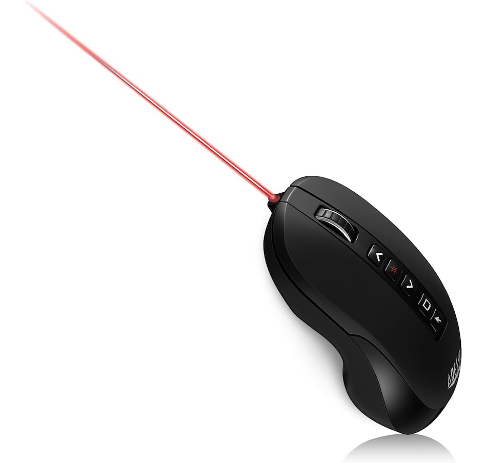 Image 701538.jpg, Product 701-538 / Price $119.99, Adesso iMouse P40 Wireless Air Mouse Presentation Clicker with Laser Pointer from Adesso on TSC.ca's Electronics department