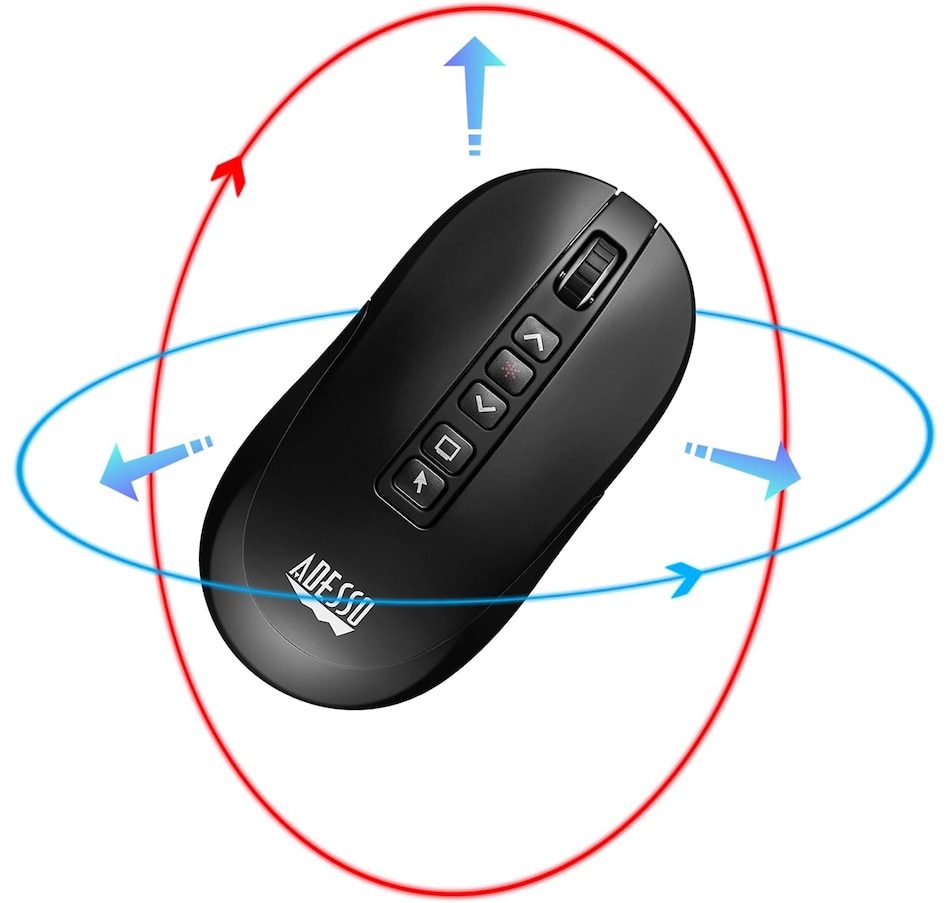 Image 701538_ALTMORE3.jpg, Product 701-538 / Price $119.99, Adesso iMouse P40 Wireless Air Mouse Presentation Clicker with Laser Pointer from Adesso on TSC.ca's Electronics department