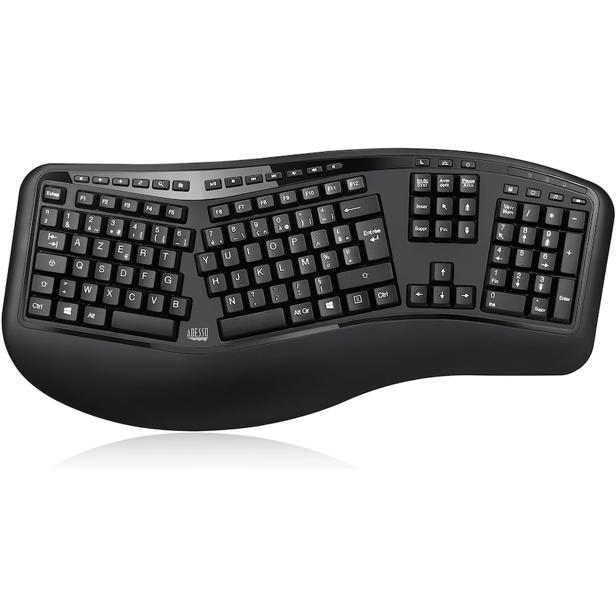 Image 701540.jpg, Product 701-540 / Price $104.99, Adesso Wireless Ergonomic Keyboard and Mouse Combo from Adesso on TSC.ca's Electronics department