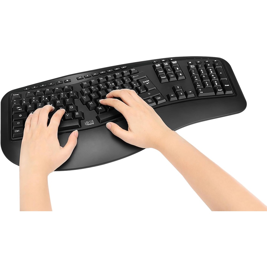 Image 701540_ALTMORE4.jpg, Product 701-540 / Price $104.99, Adesso Wireless Ergonomic Keyboard and Mouse Combo from Adesso on TSC.ca's Electronics department
