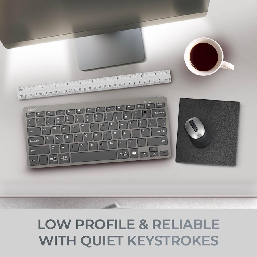 Image 701542_ALTMORE4.jpg, Product 701-542 / Price $54.99, Adesso EasyTouch 7300 Wireless Keyboard (Canadian French) from Adesso on TSC.ca's Electronics department