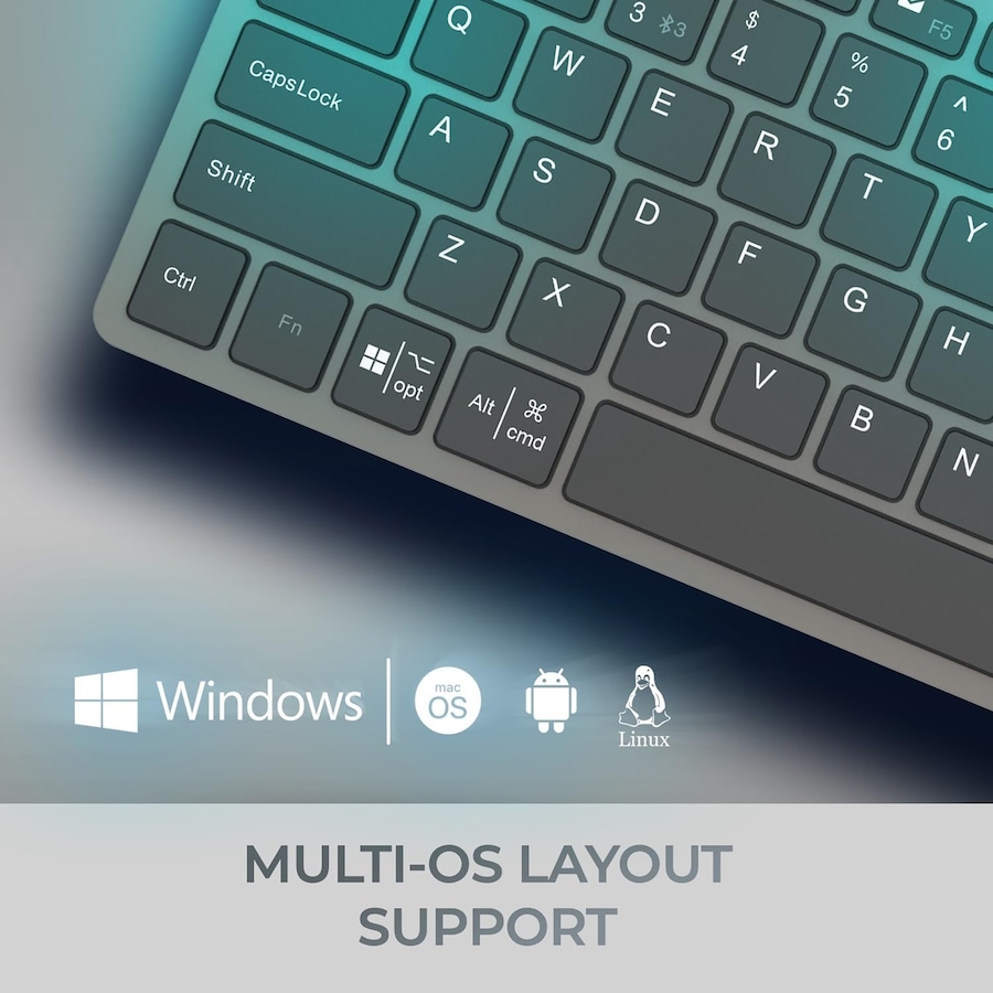 Image 701542_ALTMORE6.jpg, Product 701-542 / Price $54.99, Adesso EasyTouch 7300 Wireless Keyboard (Canadian French) from Adesso on TSC.ca's Electronics department