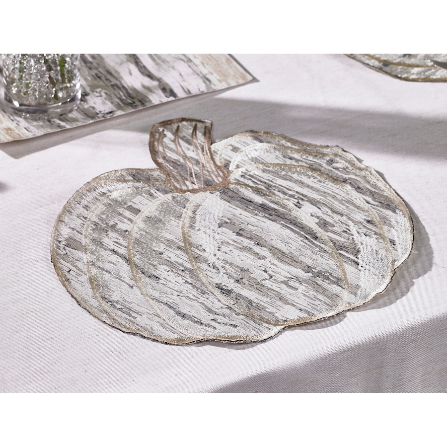 Image 701709.jpg, Product 701-709 / Price $20.99, Mera Linens Woodsy Pumpkin 16" Round Placemat Set of 2 from Mera Linens on TSC.ca's Kitchen department