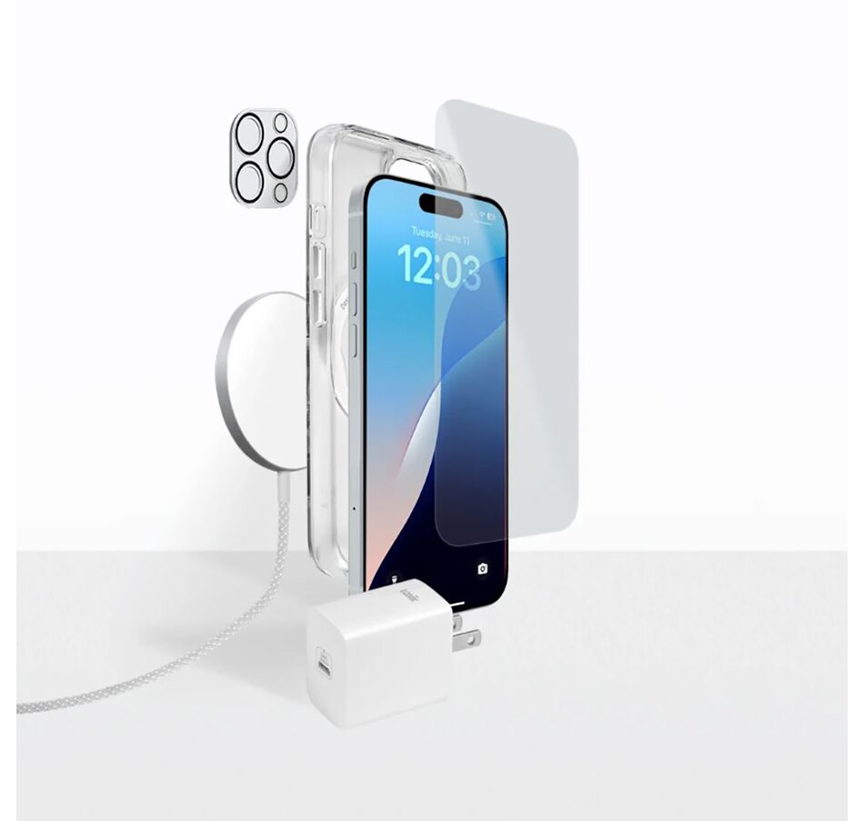 Image 701711.jpg, Product 701-711 / Price $99.99, Logiix Smartphone Essentials for iPhone 16 Pro (white) from Logiix on TSC.ca's Electronics department