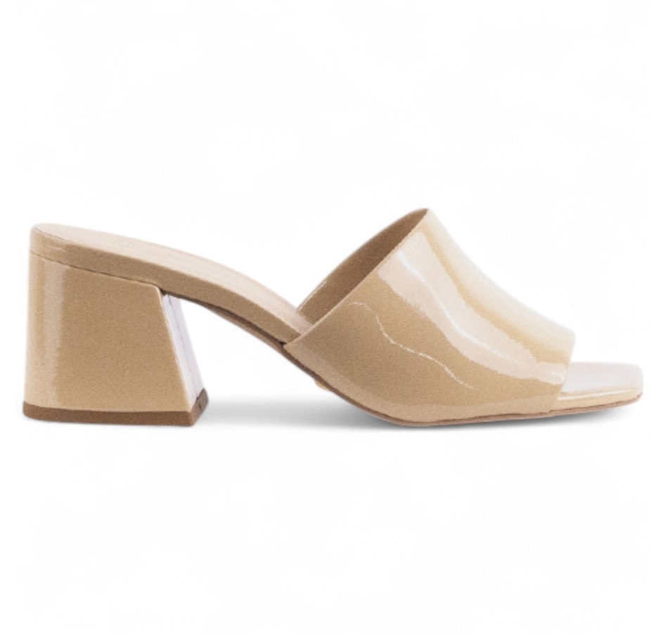 Image 702027_TANPT.jpg, Product 702-027 / Price $148.00, L'Intervalle Clarabelle Block Heel Mule from L'Intervalle on TSC.ca's Shoes department