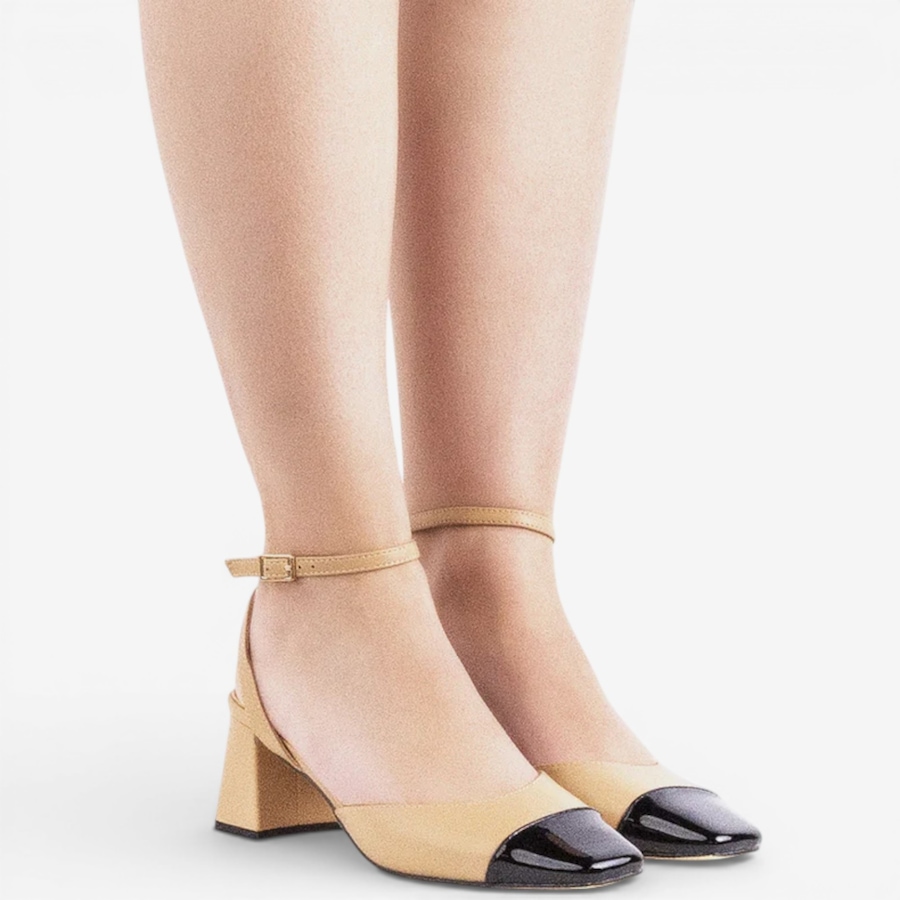Image 702046_CAMLH.jpg, Product 702-046 / Price $158.00, L'Intervalle Ziana Ankle Strap Pump from L'Intervalle on TSC.ca's Shoes department