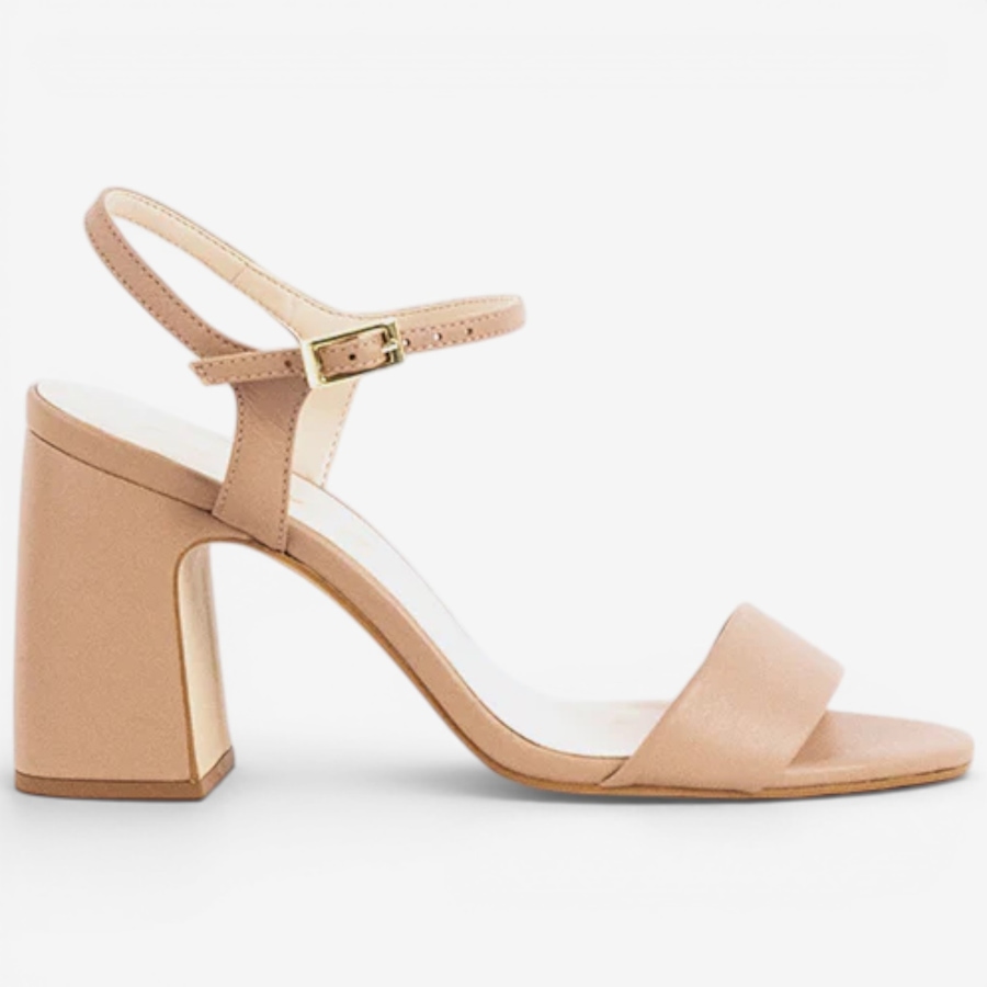 Image 702050_NUDLE.jpg, Product 702-050 / Price $158.00, L'Intervalle Daffy Block Heel Sandal from L'Intervalle on TSC.ca's Shoes department